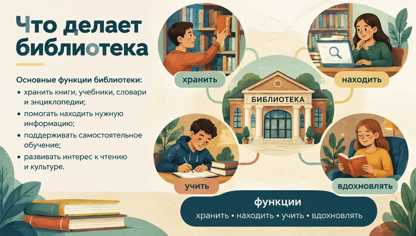 Что делает библиотека