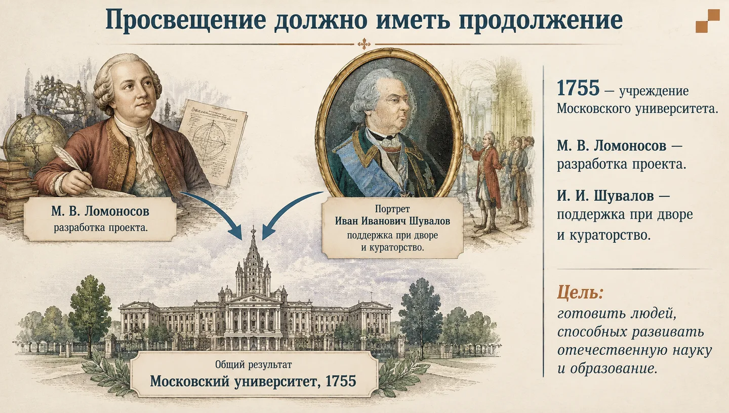 Просвещение должно иметь продолжение