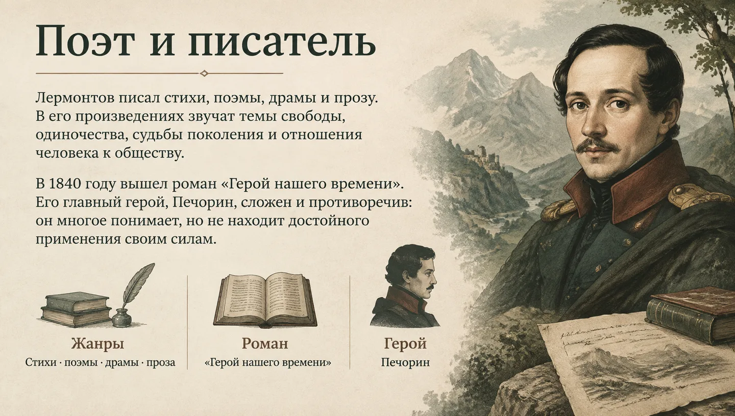 Поэт и писатель