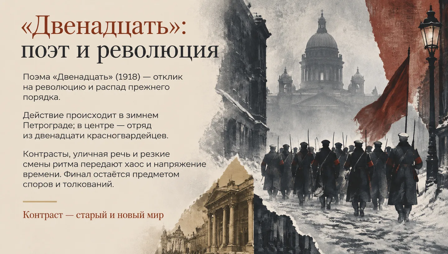 «Двенадцать»: поэт и революция