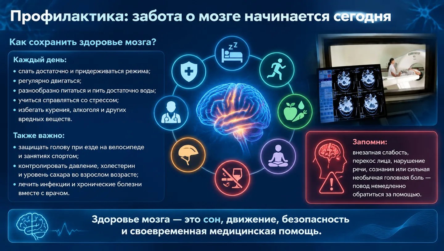Профилактика: забота о мозге начинается сегодня