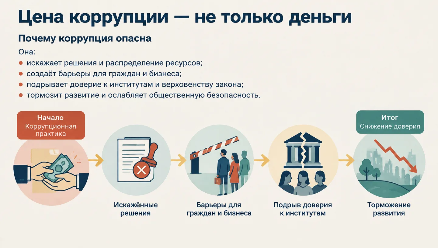 Цена коррупции — не только деньги