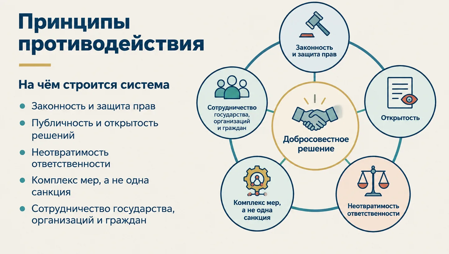 Принципы противодействия