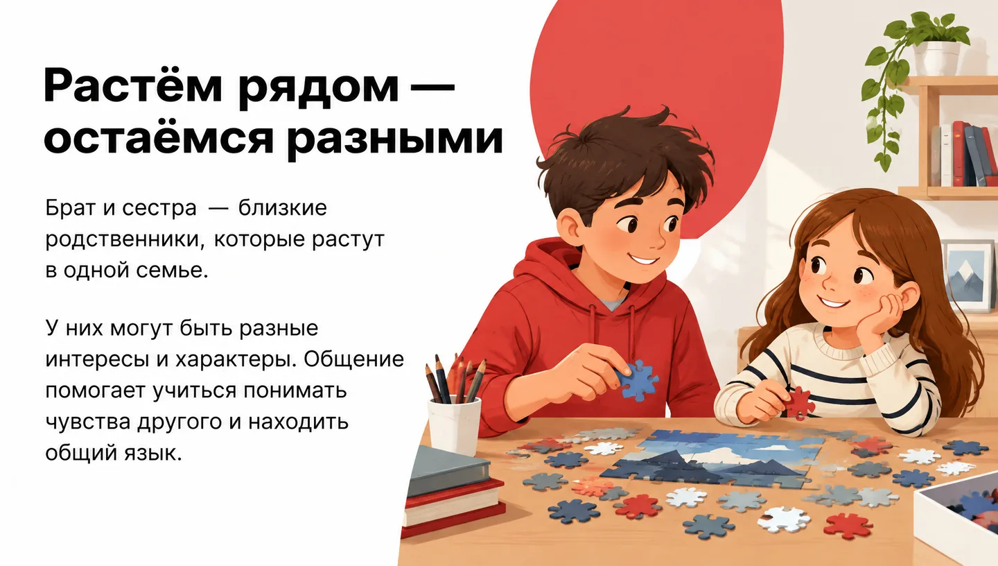 Растём рядом — остаёмся разными