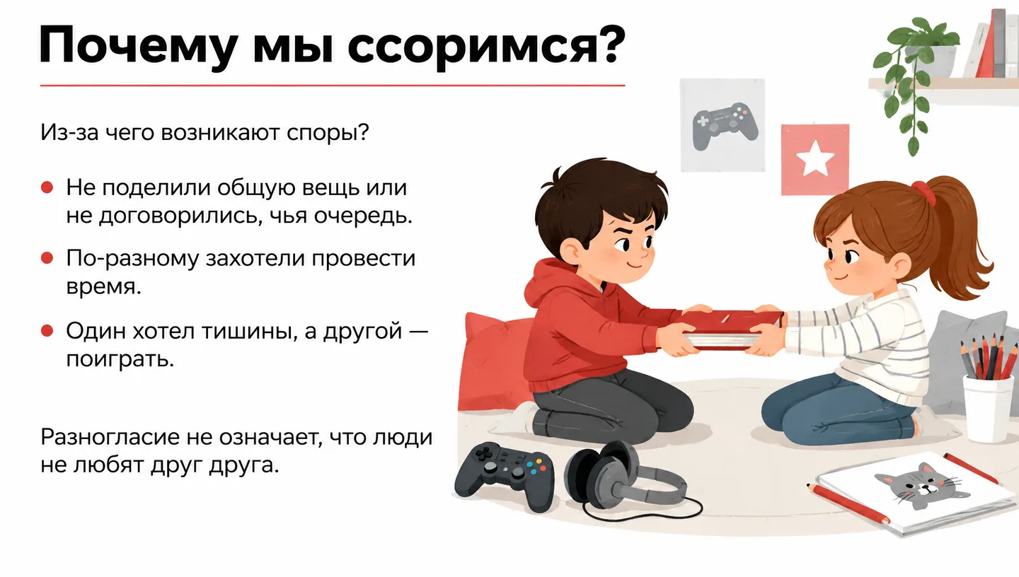 Почему мы ссоримся?