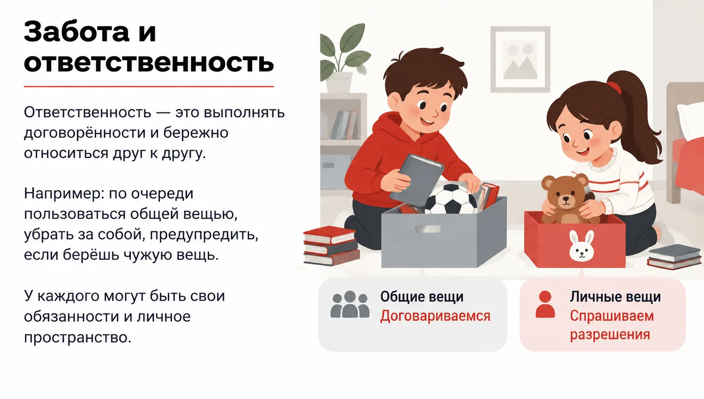 Забота и ответственность