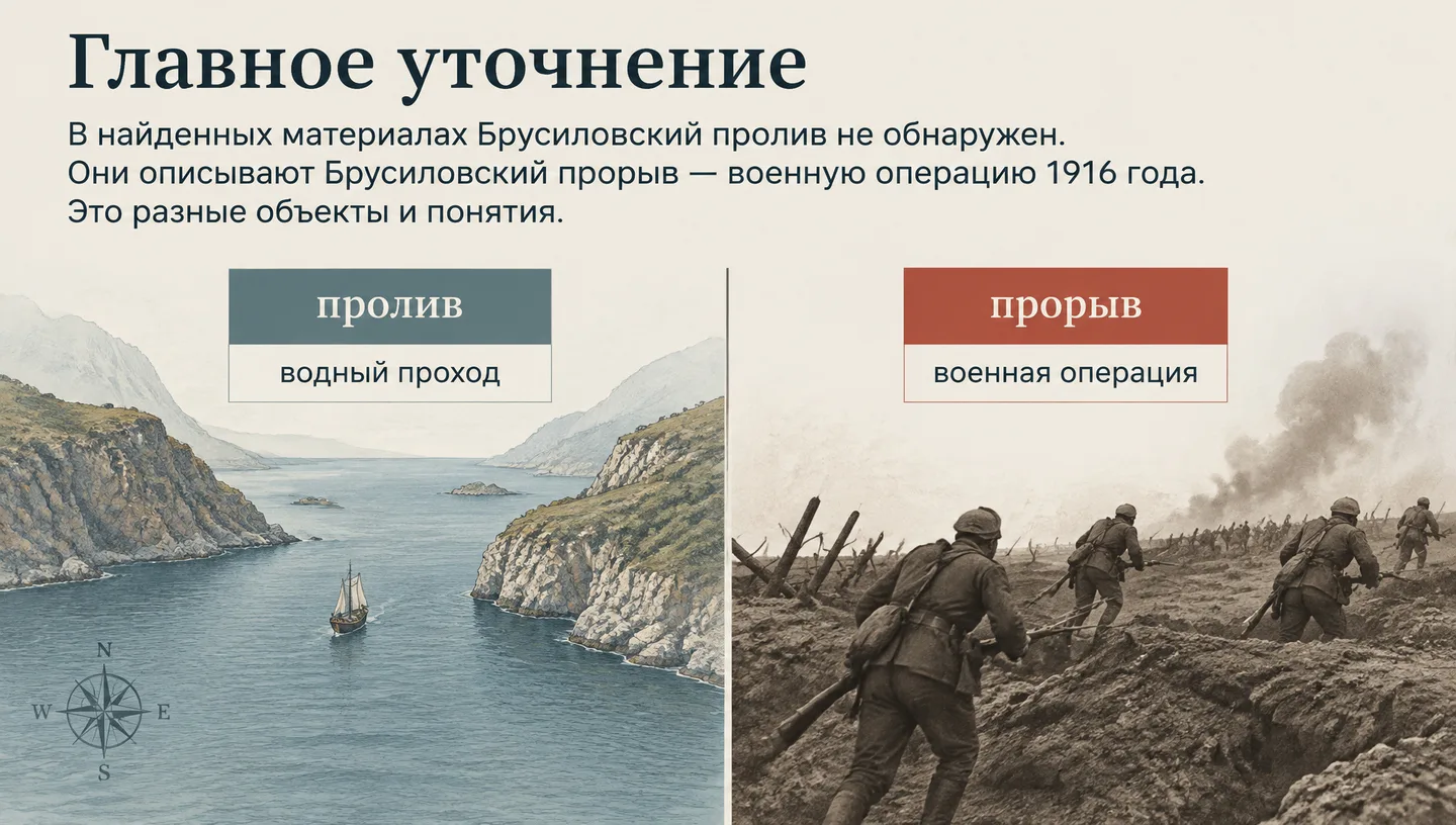 Главное уточнение
