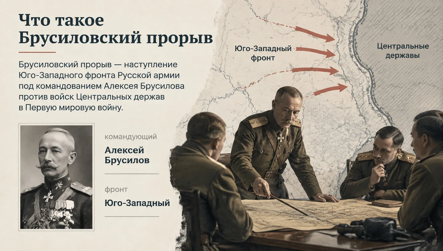 Что такое Брусиловский прорыв