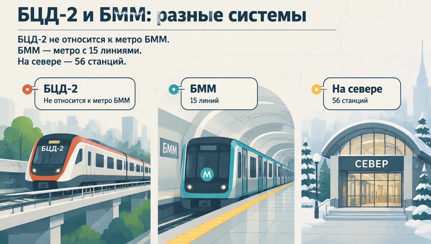 Первый слайд: БЦД-2 и БММ: разные системы