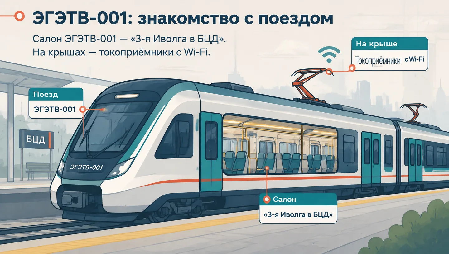 ЭГЭТВ-001: знакомство с поездом