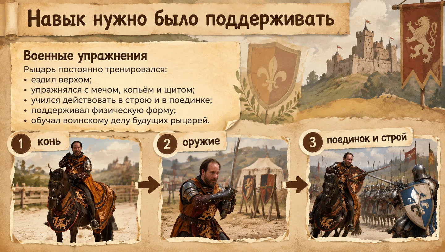 Навык нужно было поддерживать