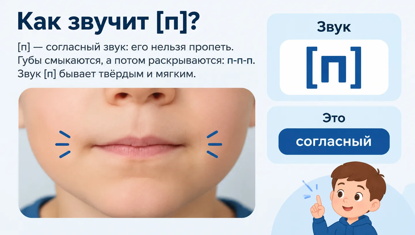 Как звучит [п]?