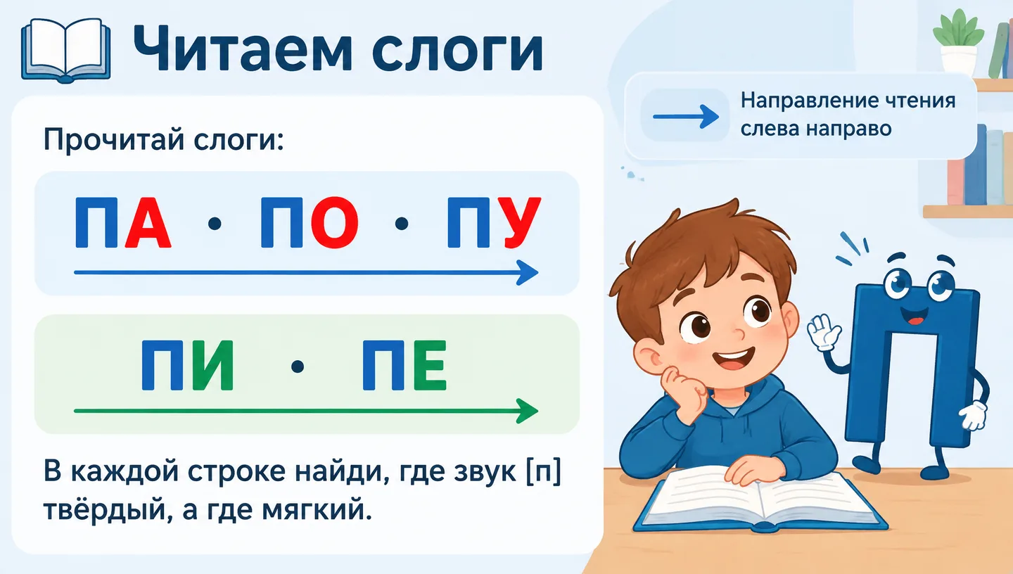 Читаем слоги
