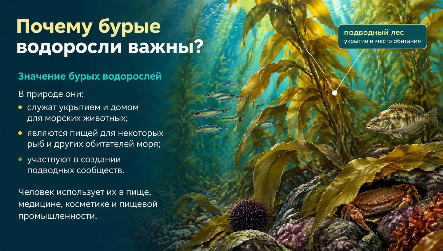 Почему бурые водоросли важны?