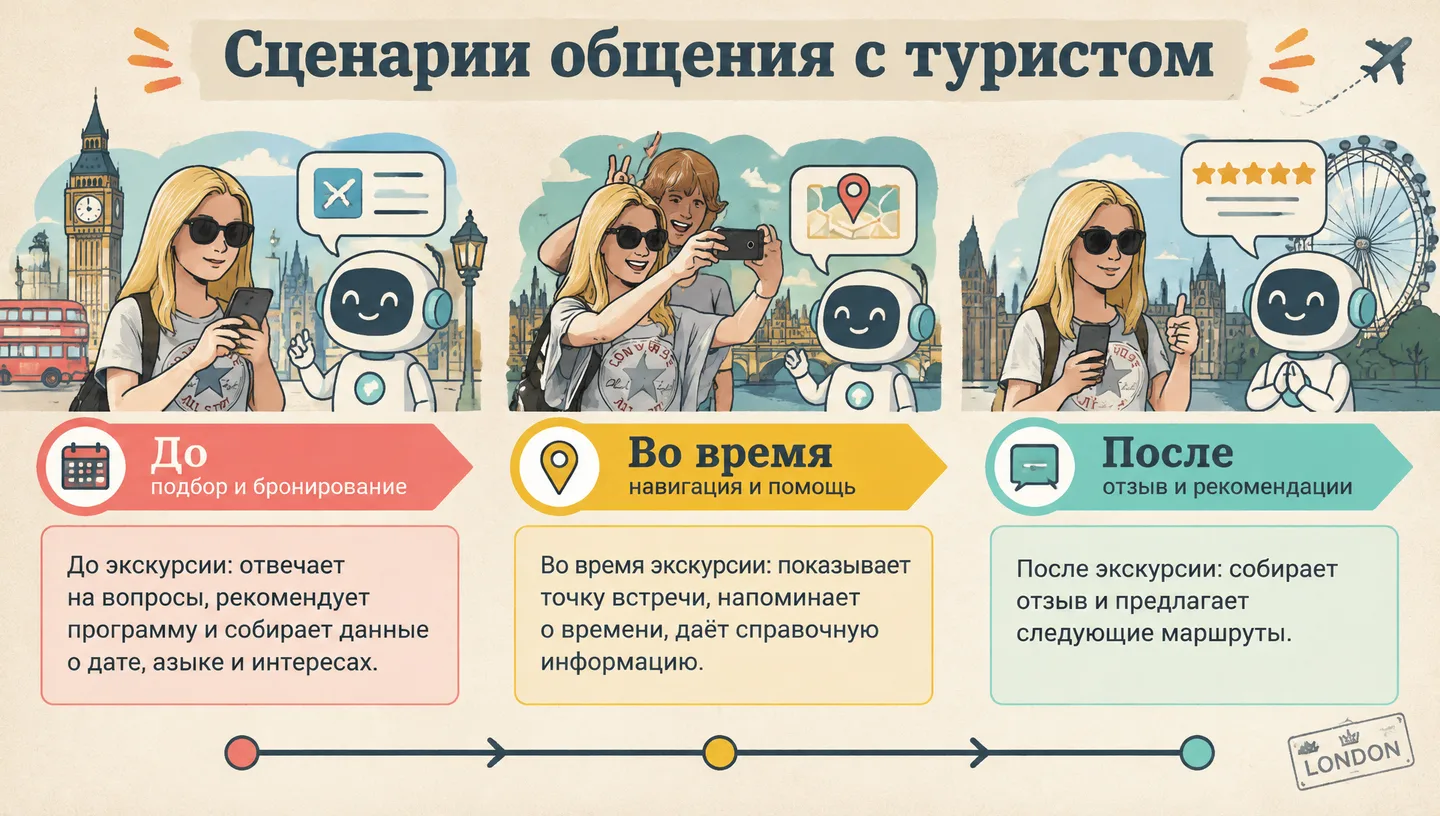 Сценарии общения с туристом