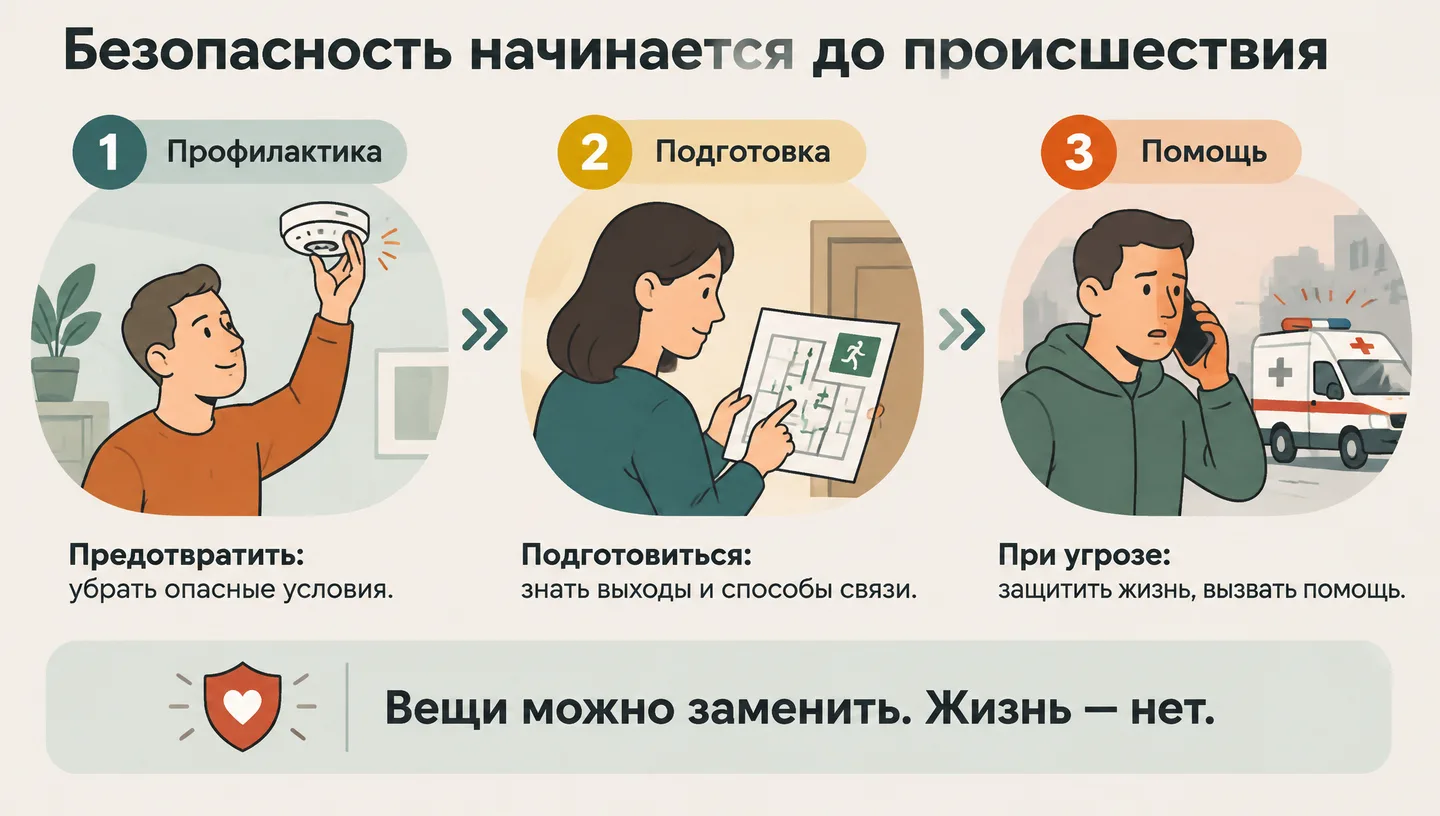 Безопасность начинается до происшествия