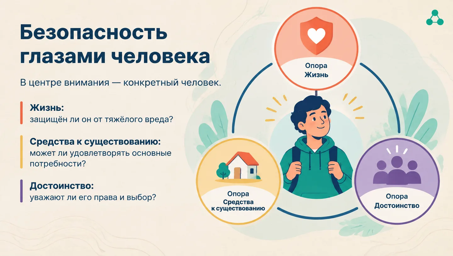 Безопасность глазами человека