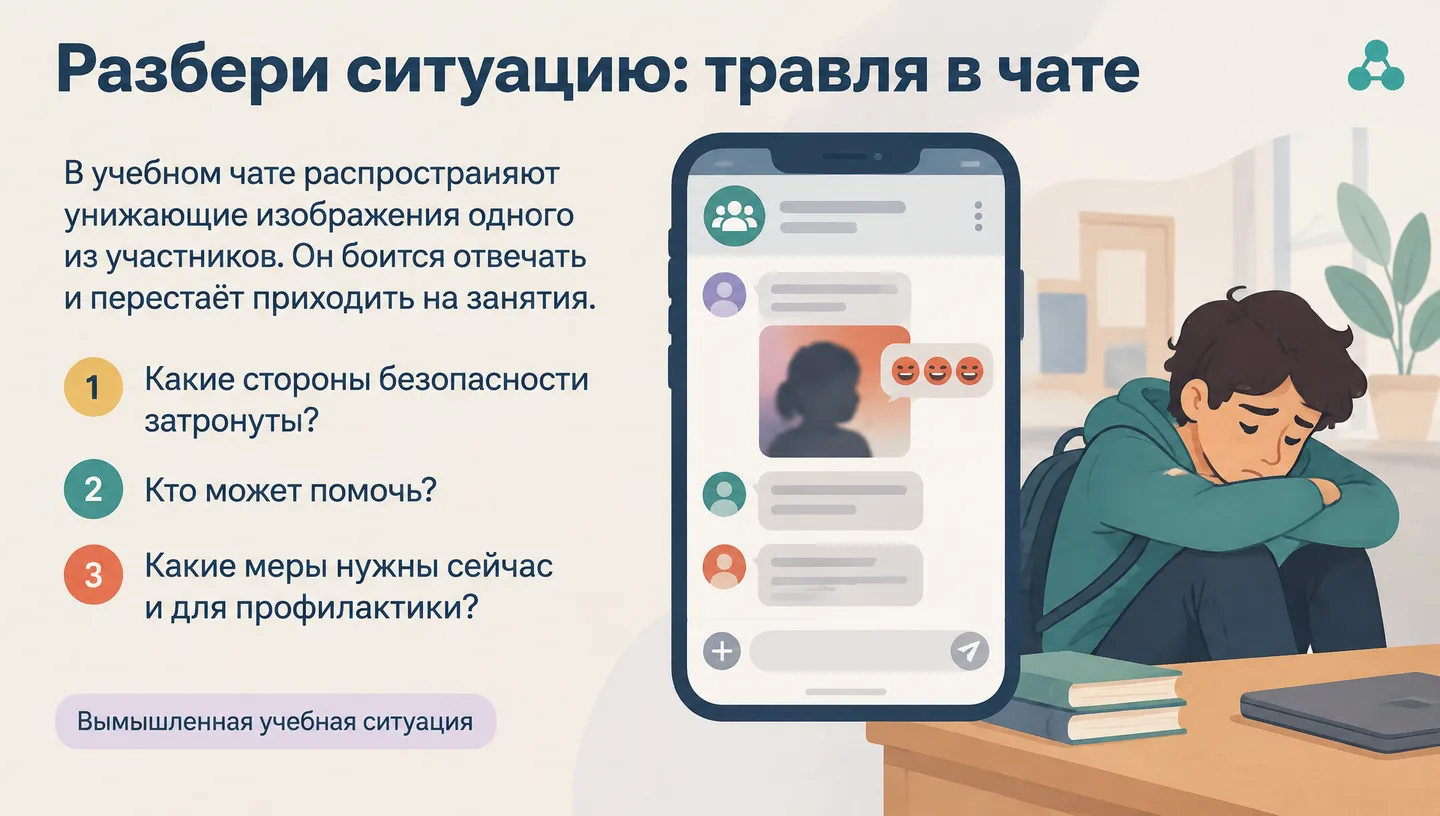Разбери ситуацию: травля в чате