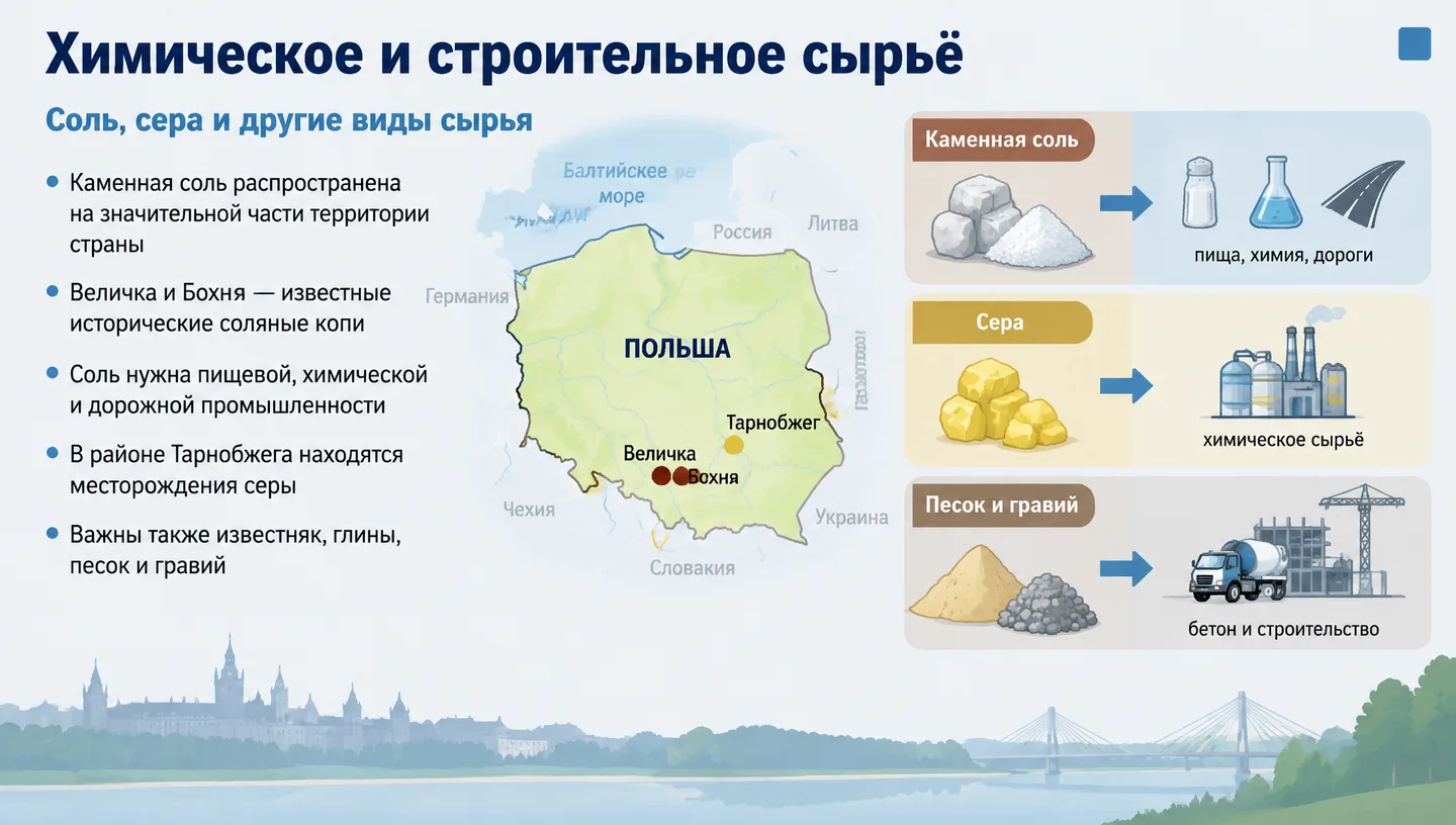 Химическое и строительное сырьё