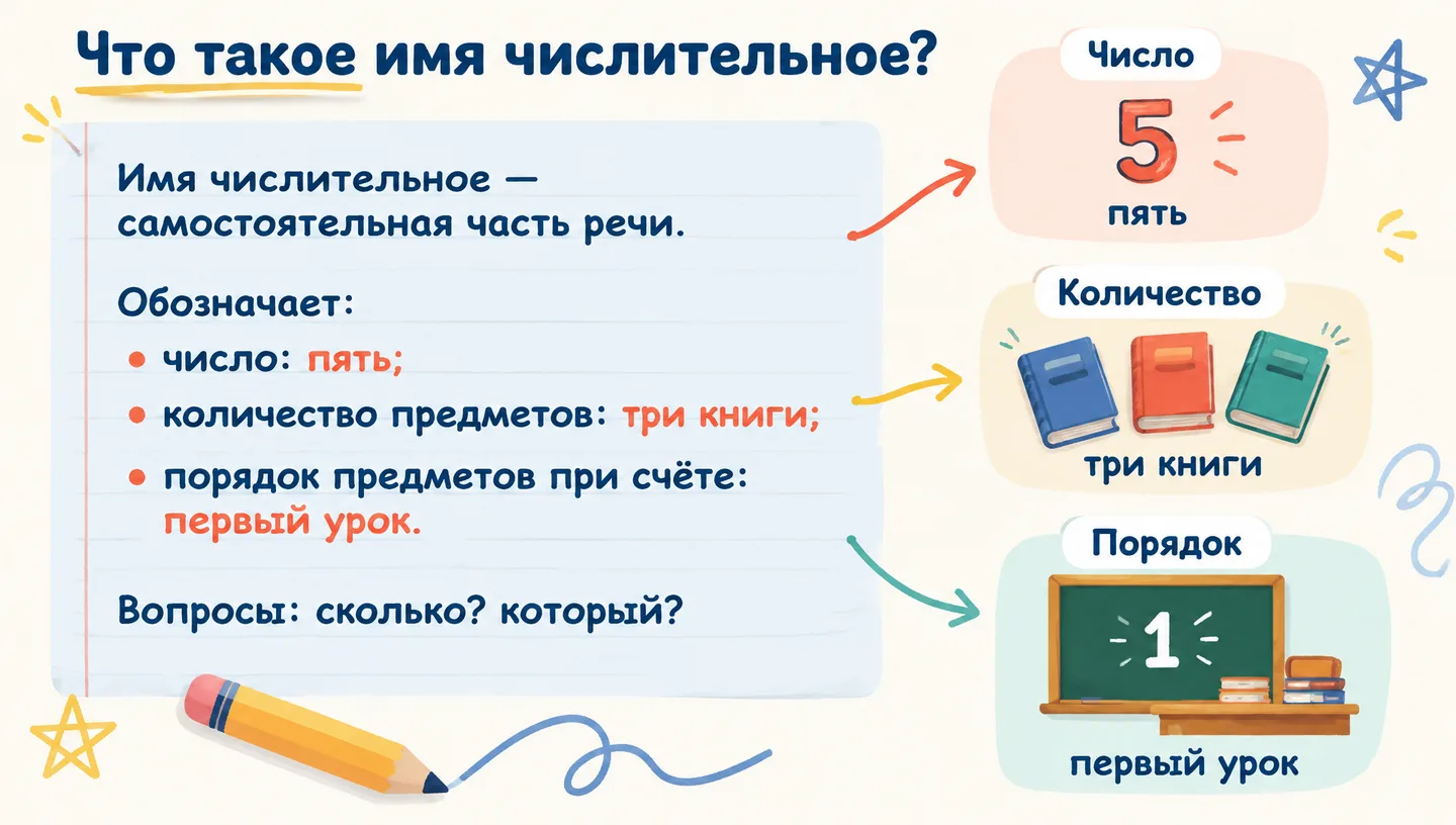 Что такое имя числительное?