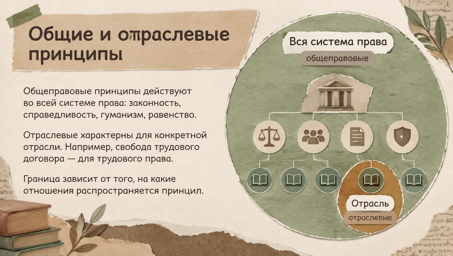 Общие и отраслевые принципы
