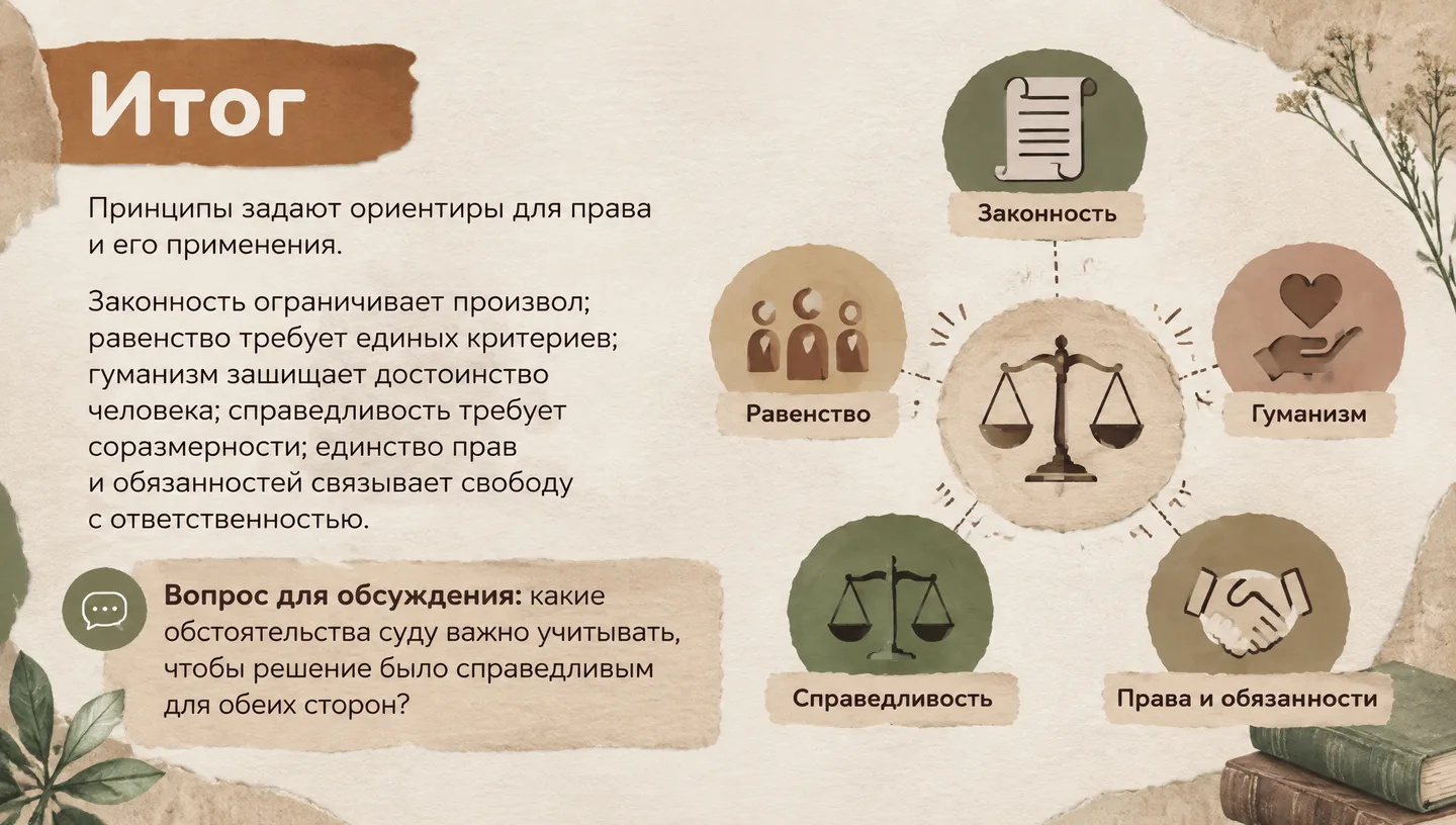 Итог