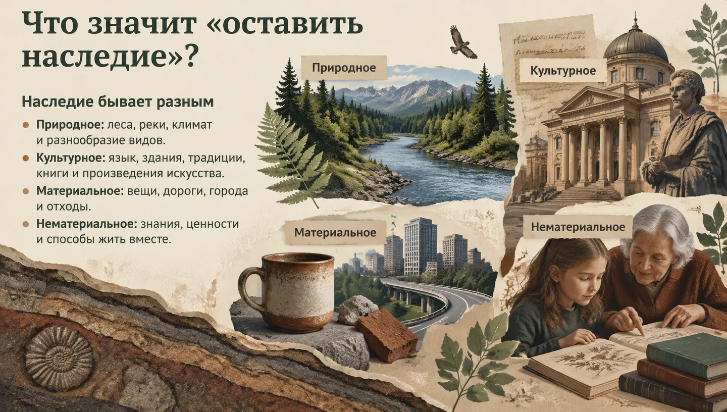Что значит «оставить наследие»?