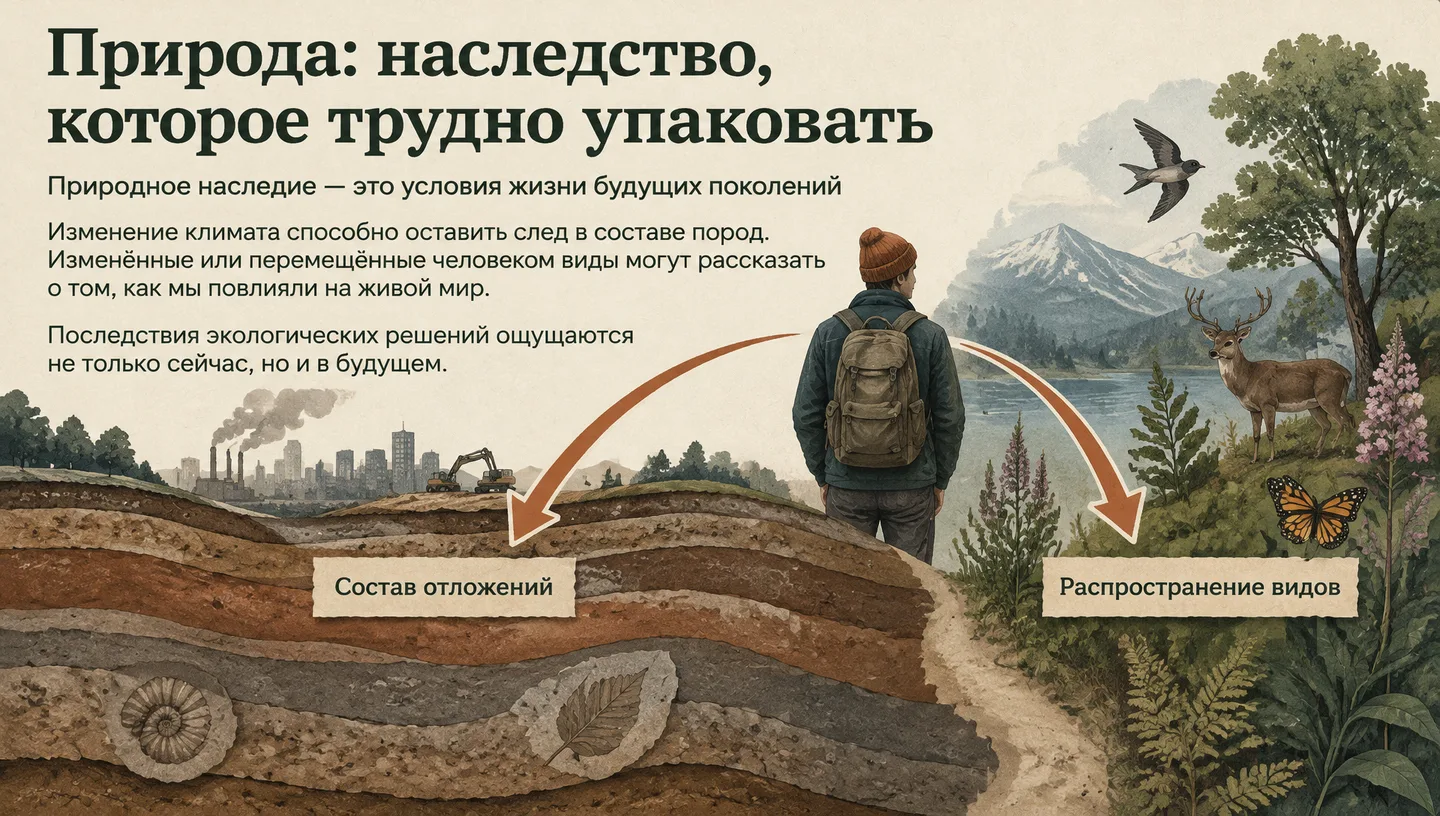 Природа: наследство, которое трудно упаковать