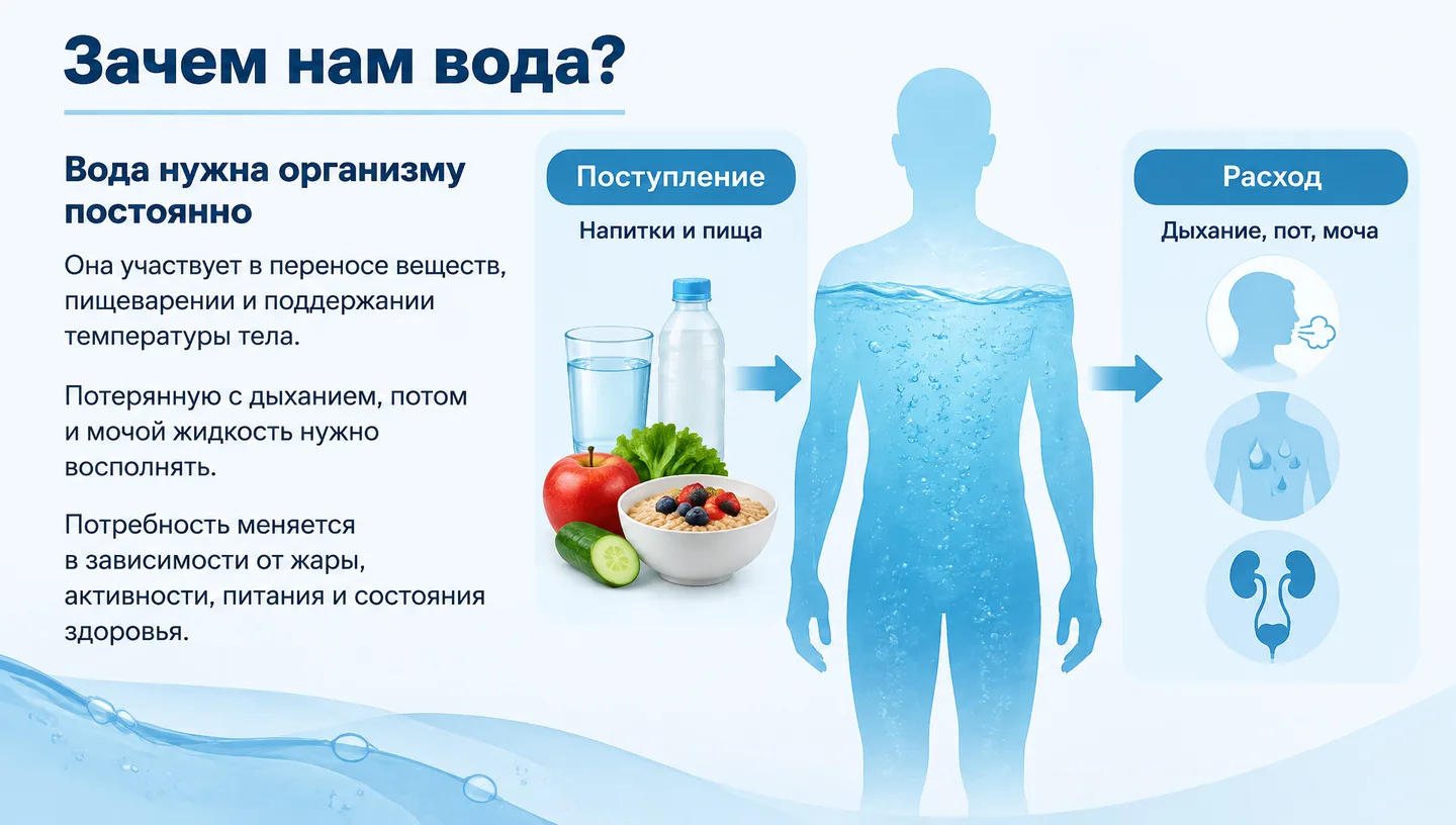 Зачем нам вода?