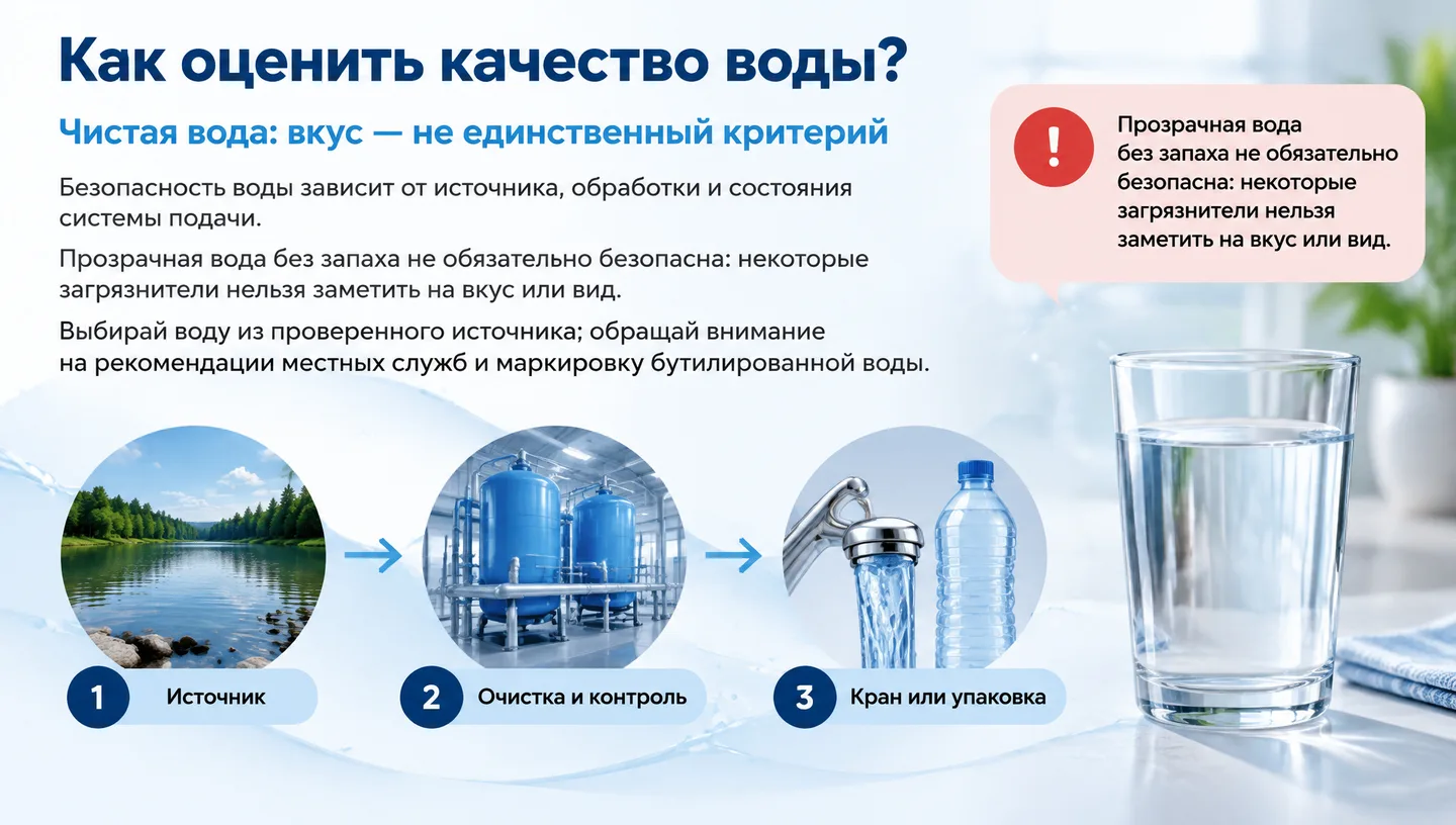 Как оценить качество воды?