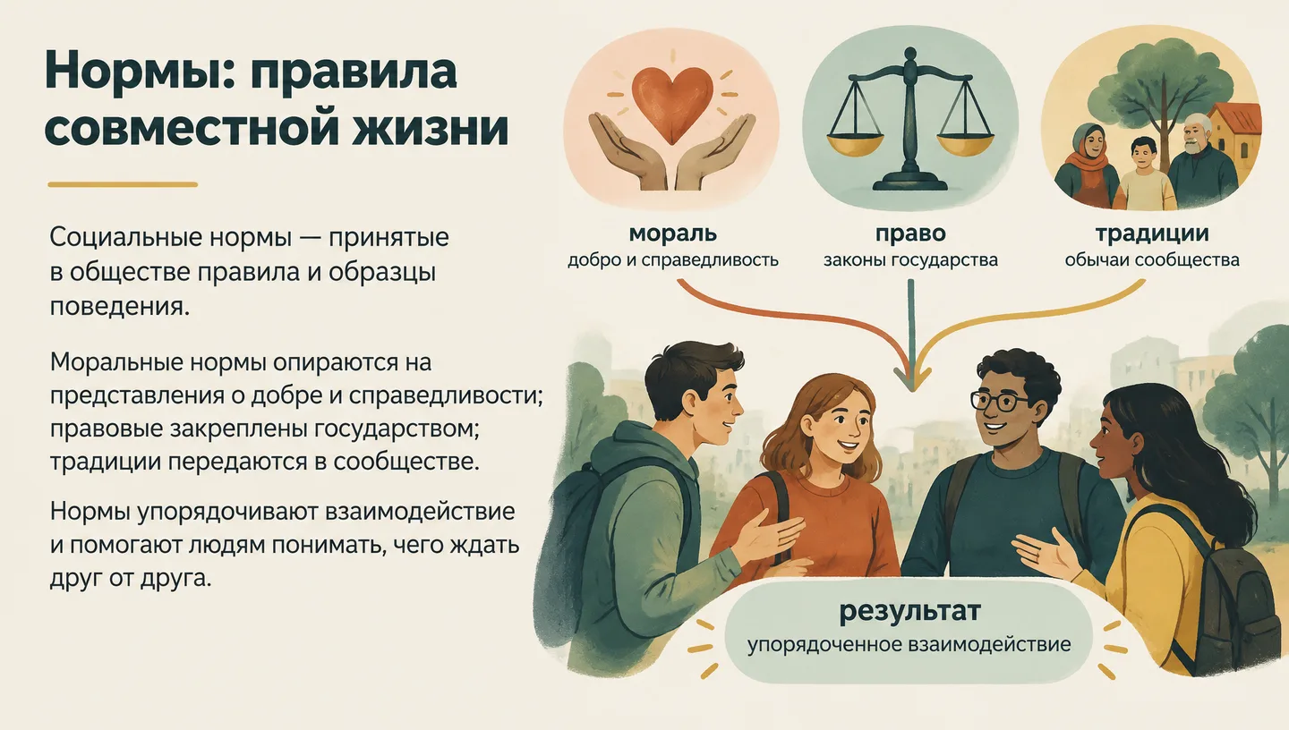 Нормы: правила совместной жизни