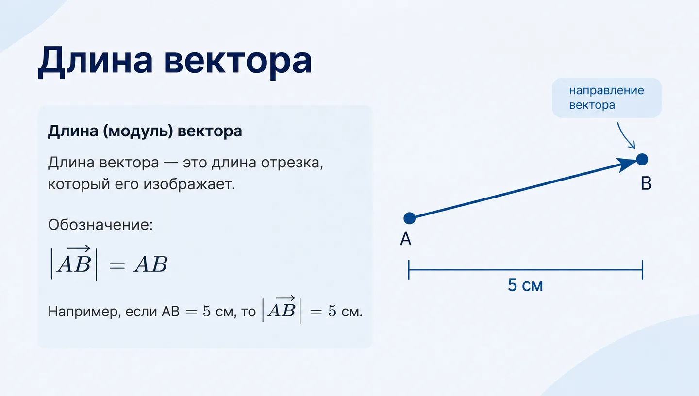 Длина вектора