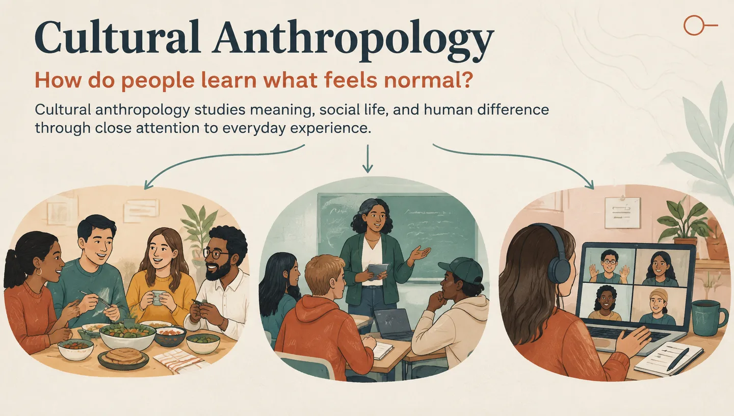 Первый слайд: Cultural Anthropology