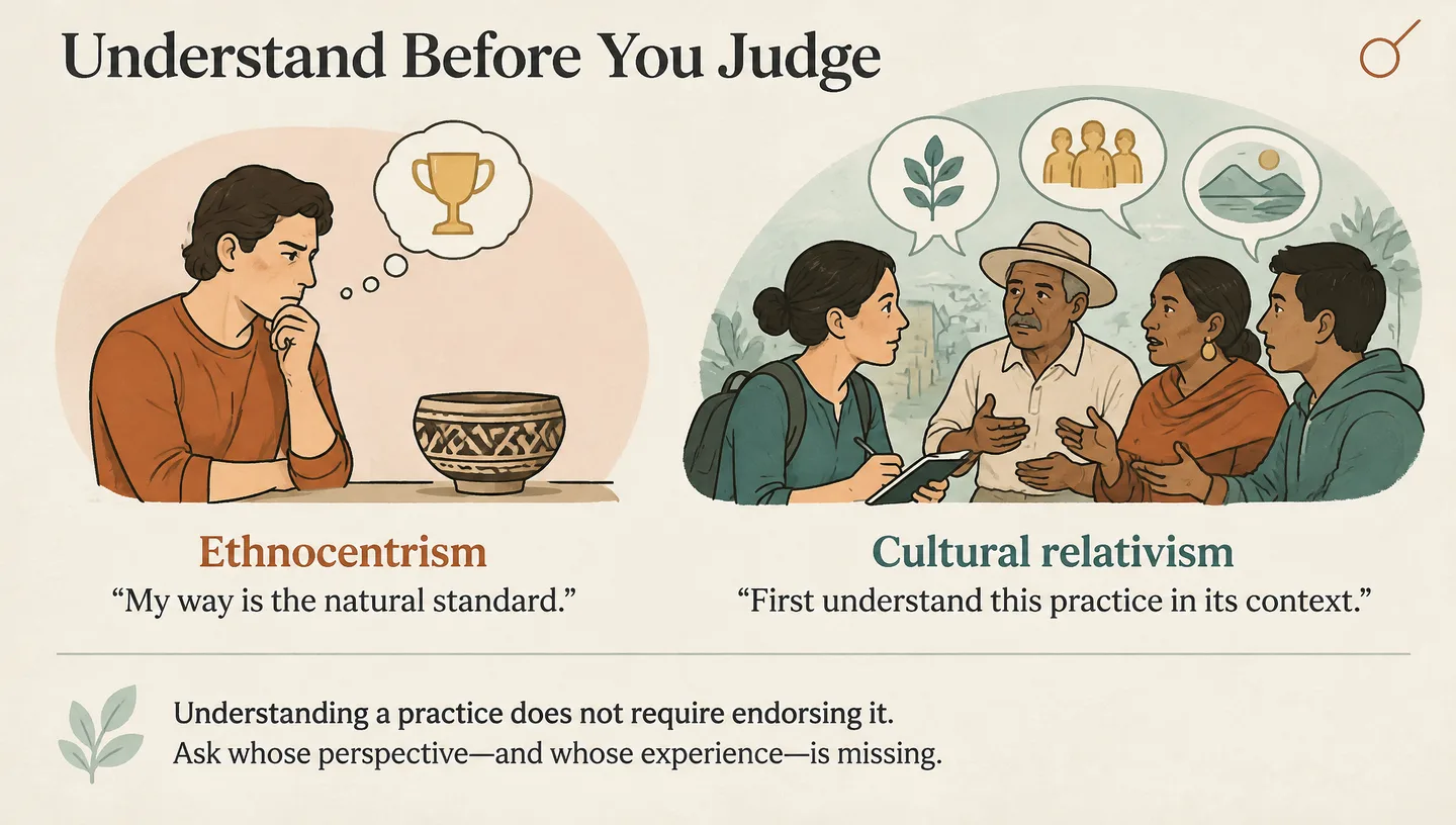 Understand Before You Judge