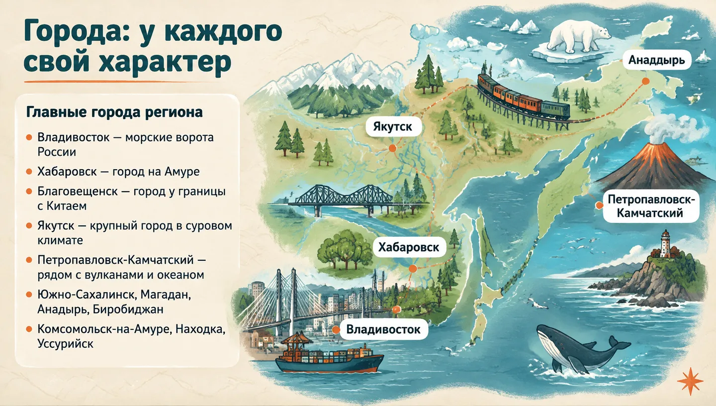 Города: у каждого свой характер