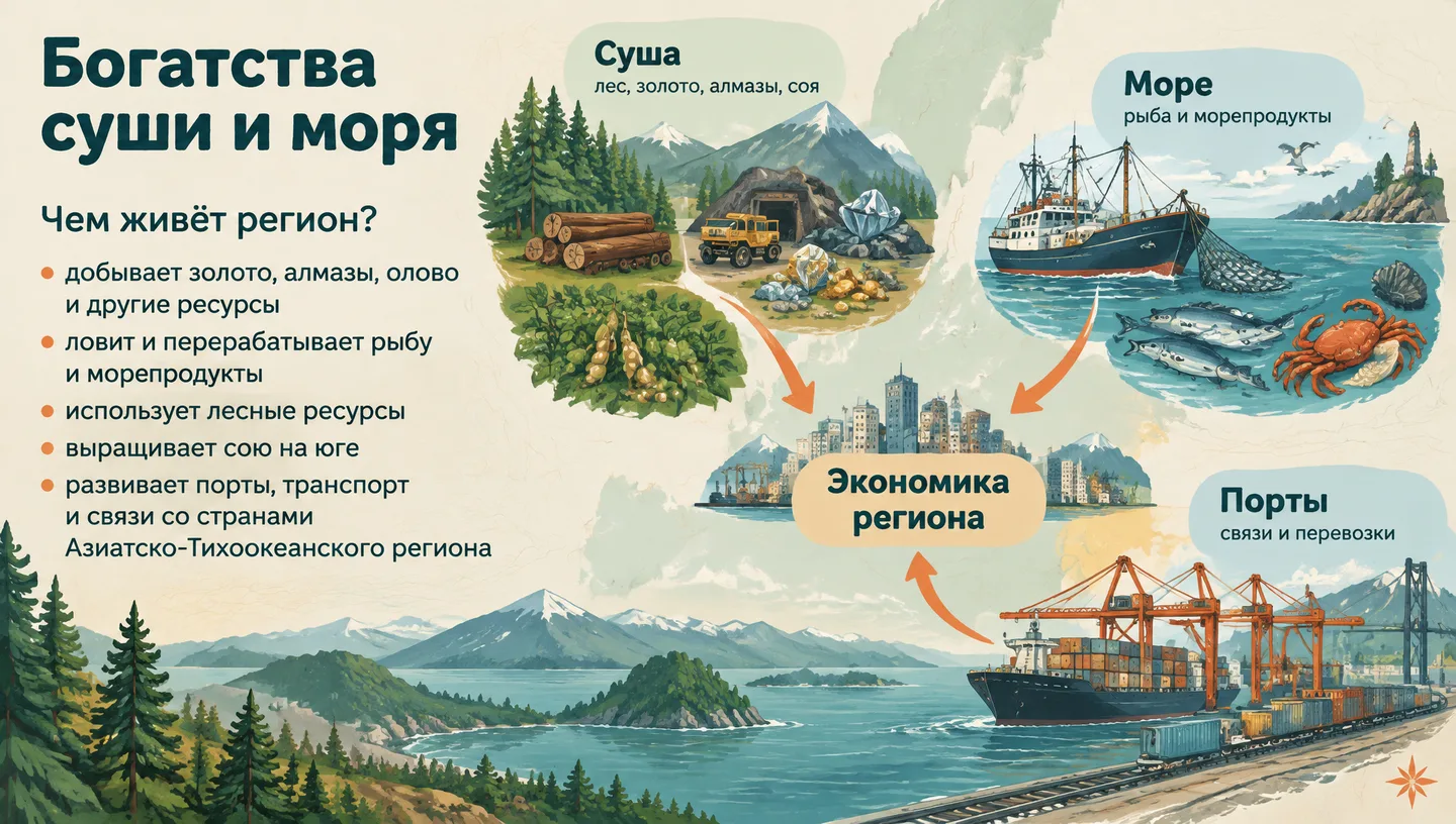 Богатства суши и моря