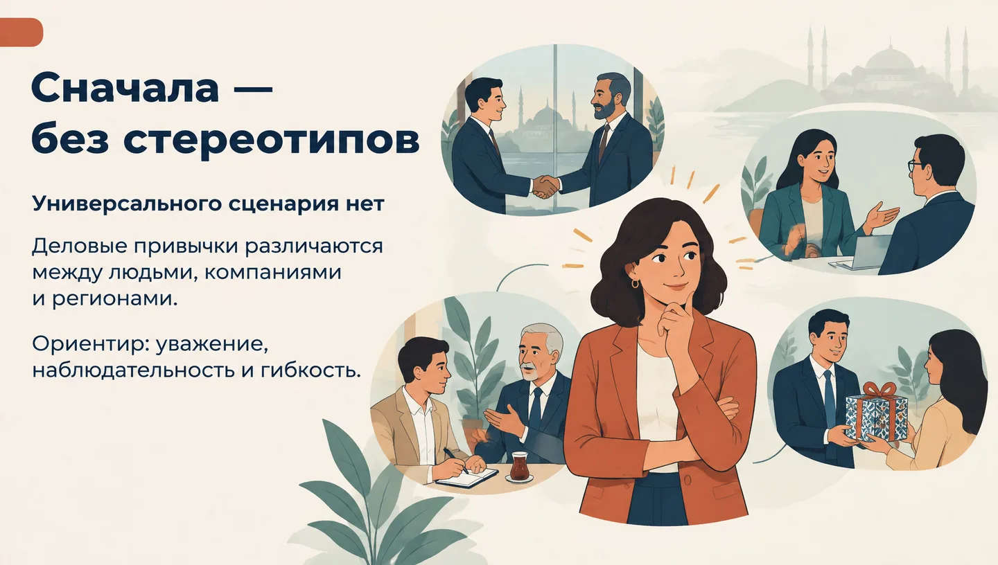 Сначала — без стереотипов