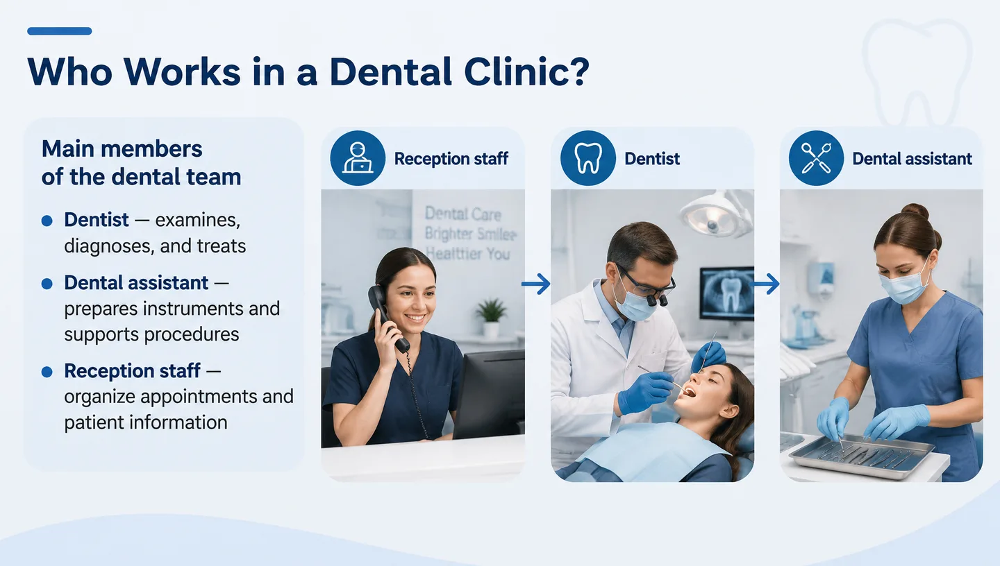 Who Works in a Dental Clinic?