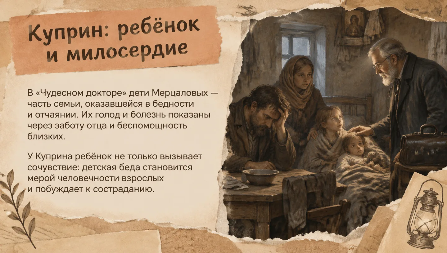 Куприн: ребёнок и милосердие