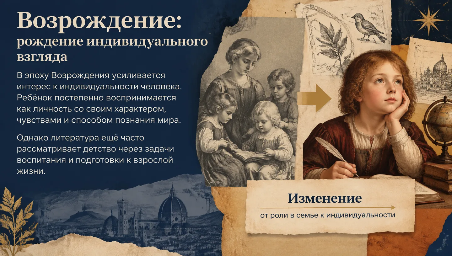 Возрождение: рождение индивидуального взгляда