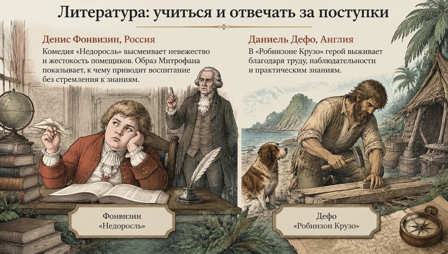 Литература: учиться и отвечать за поступки