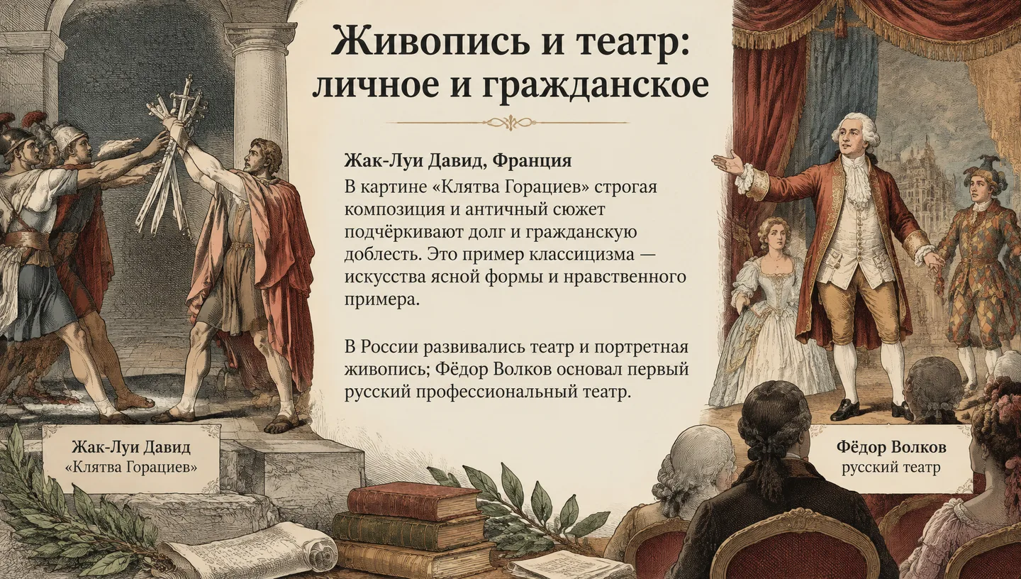 Живопись и театр: личное и гражданское