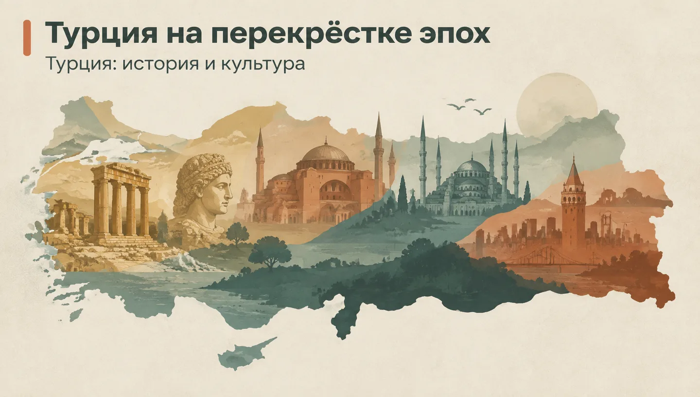 Первый слайд: Турция на перекрёстке эпох