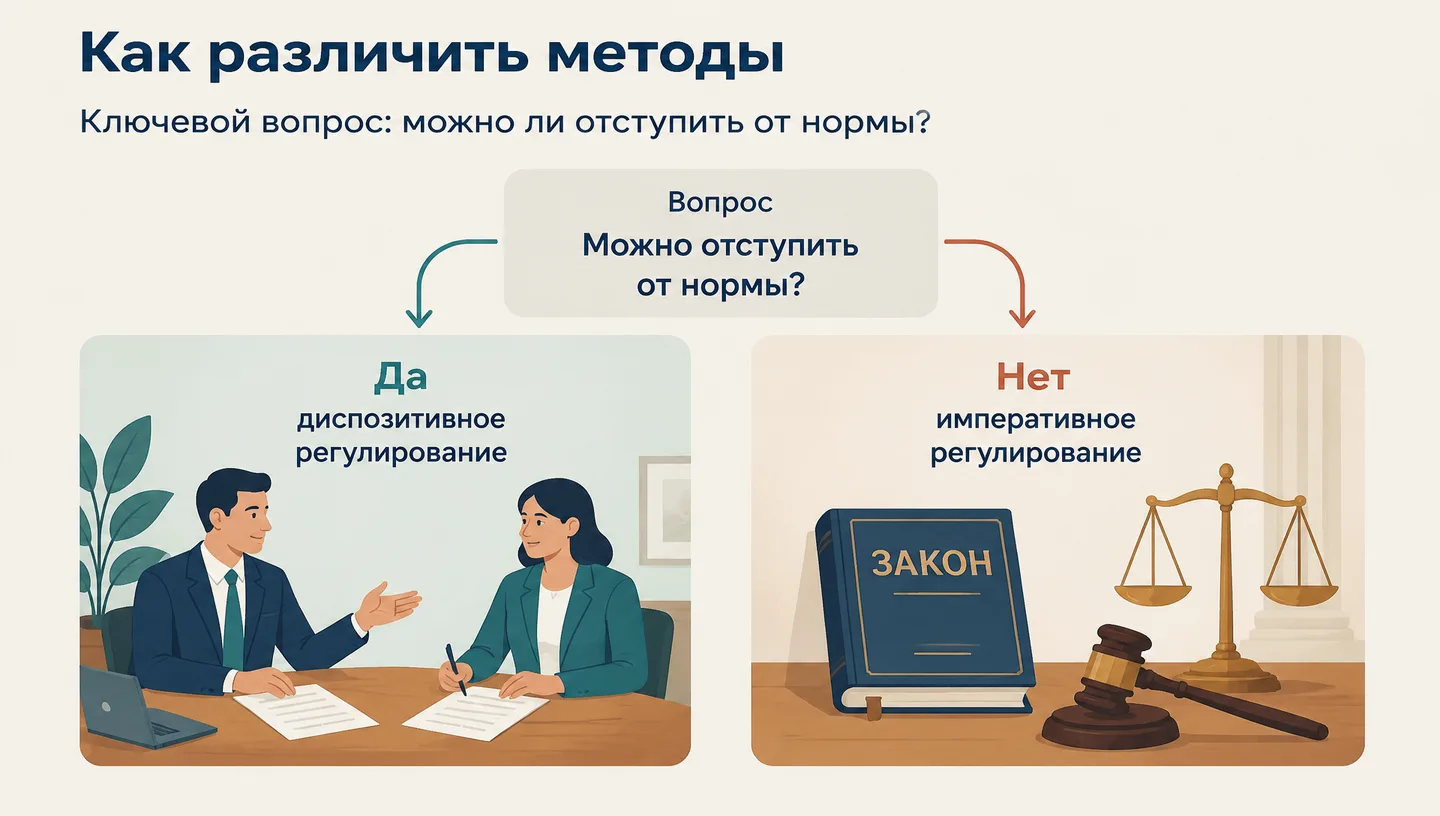 Как различить методы