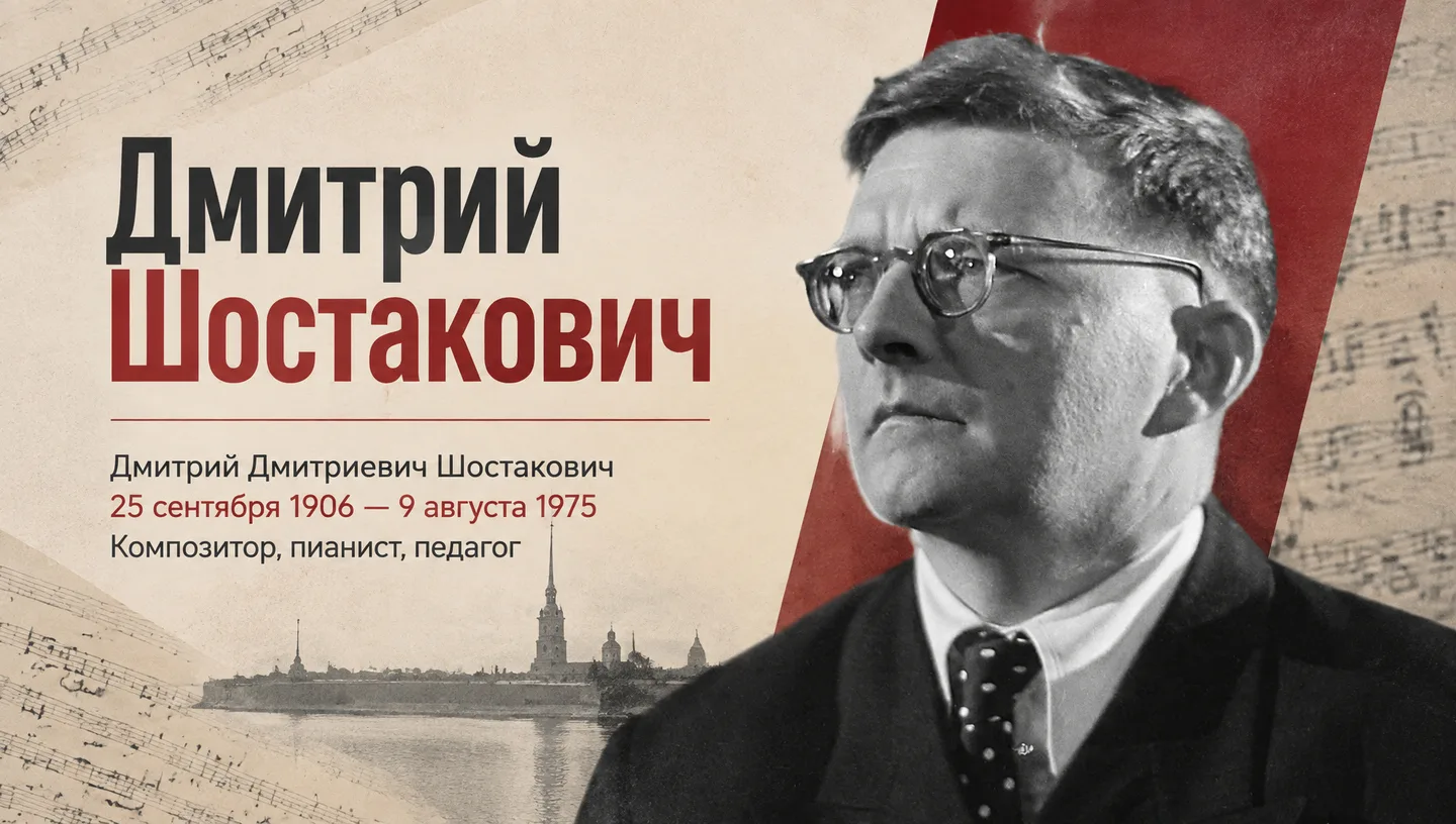 Первый слайд: Дмитрий Шостакович