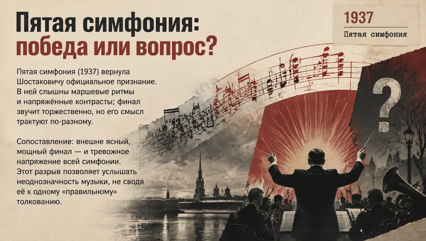 Пятая симфония: победа или вопрос?
