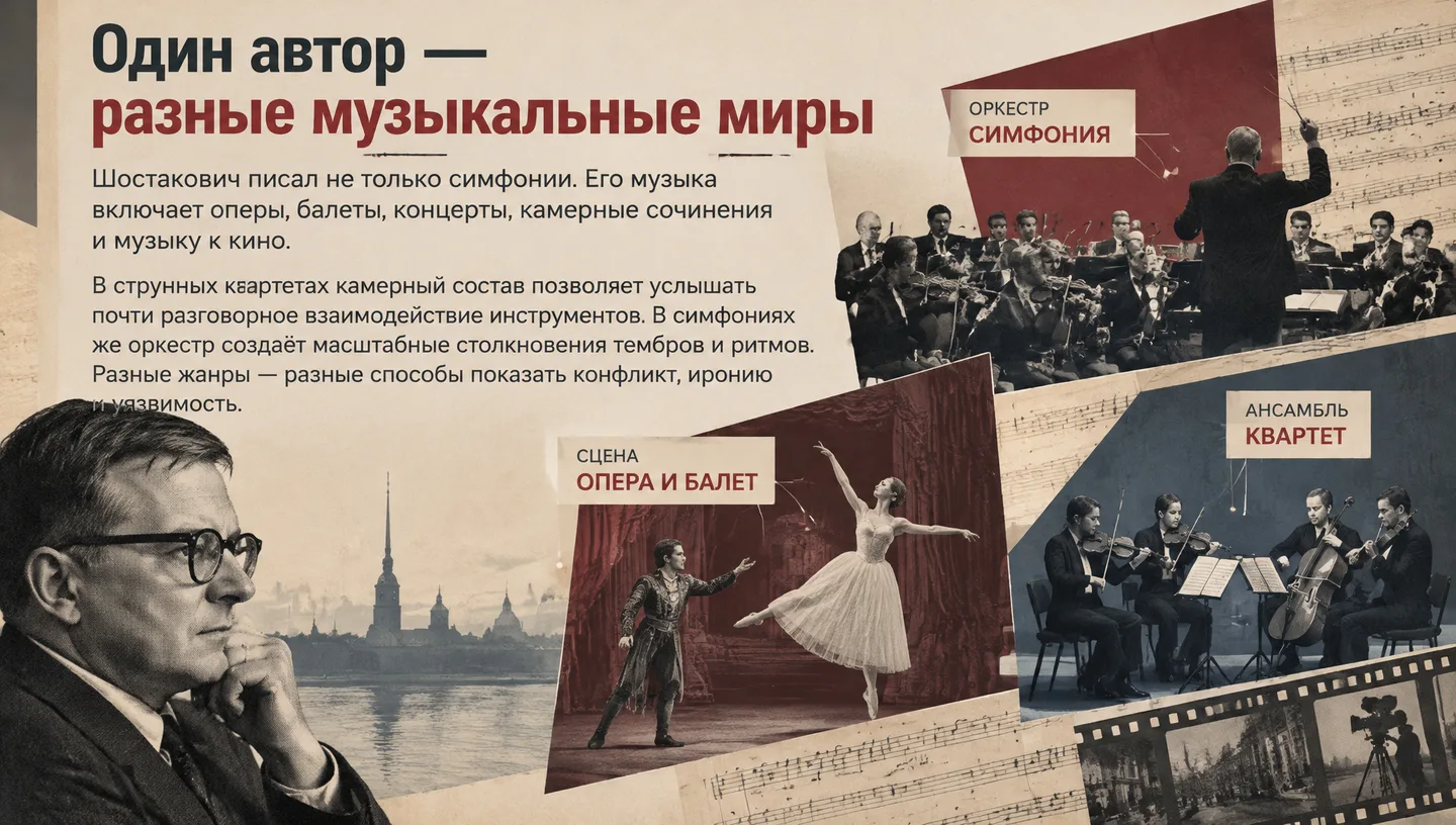 Один автор — разные музыкальные миры