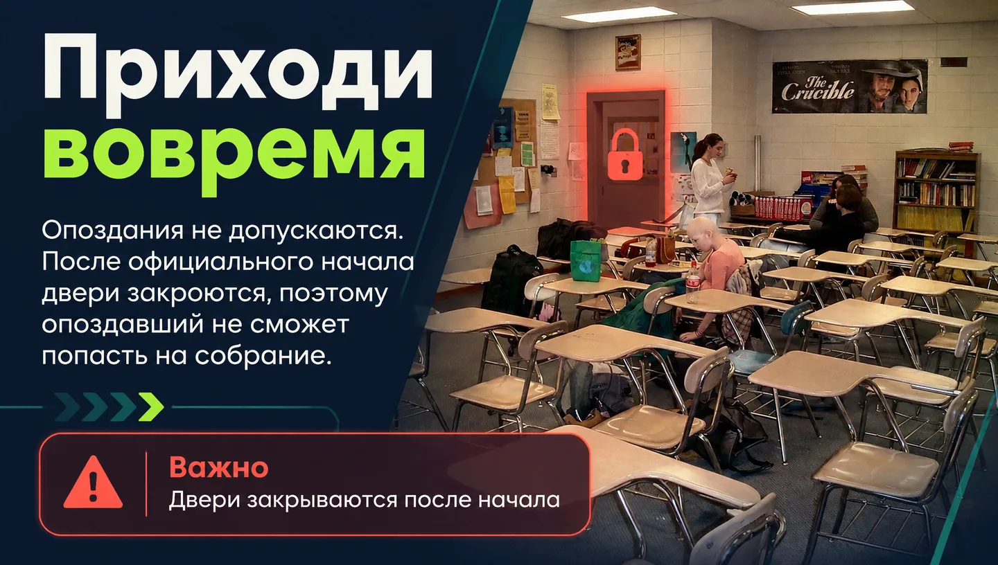 Приходи вовремя