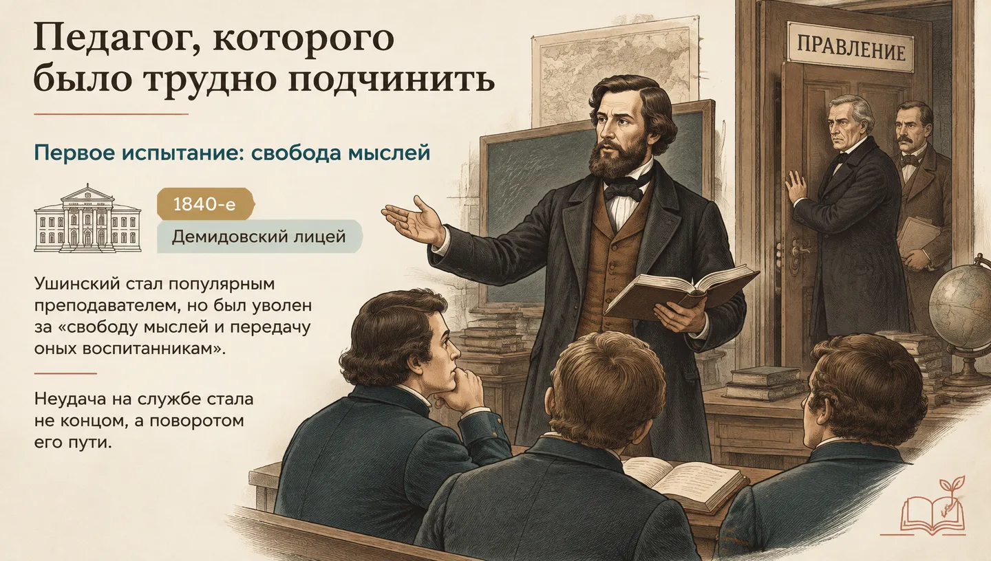 Педагог, которого было трудно подчинить