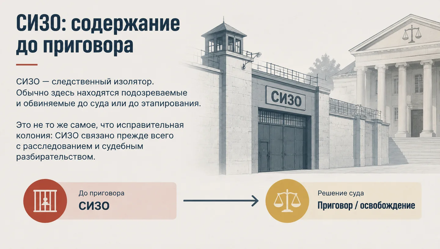 СИЗО: содержание до приговора